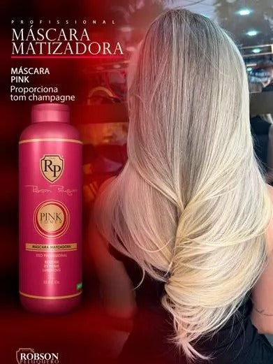 Robson Peluquero Matizador Pink 1L | Champagne Effect with Deep Hydration