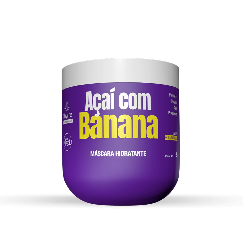 Thyrre Cosmetics Kit 3 Máscaras Capilares 500g (Açaí & Banana, Revitalizante, Cacto & Alecrim)