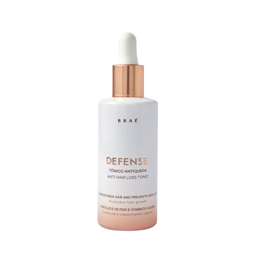 Braé Defense Tônico Antiqueda 60ml – Crescimento Capilar e Fios Mais Densos
