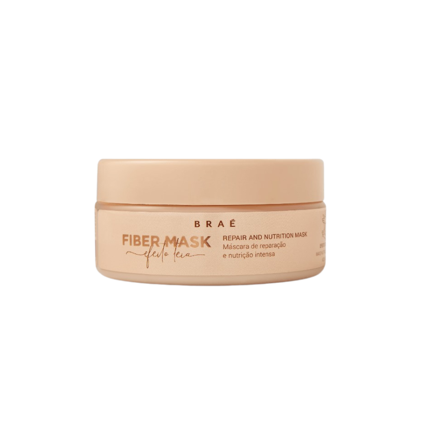 Braé Fiber Mask Máscara Capilar 200g – Reparação Profunda e Nutrição com Efeito Teia