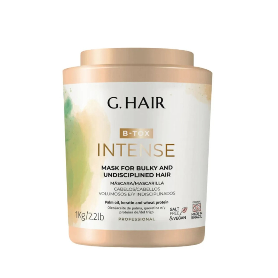 G.Hair B-Tox Intense Mask 1kg – Hair Realignment, Volume Reduction and Intense Shine