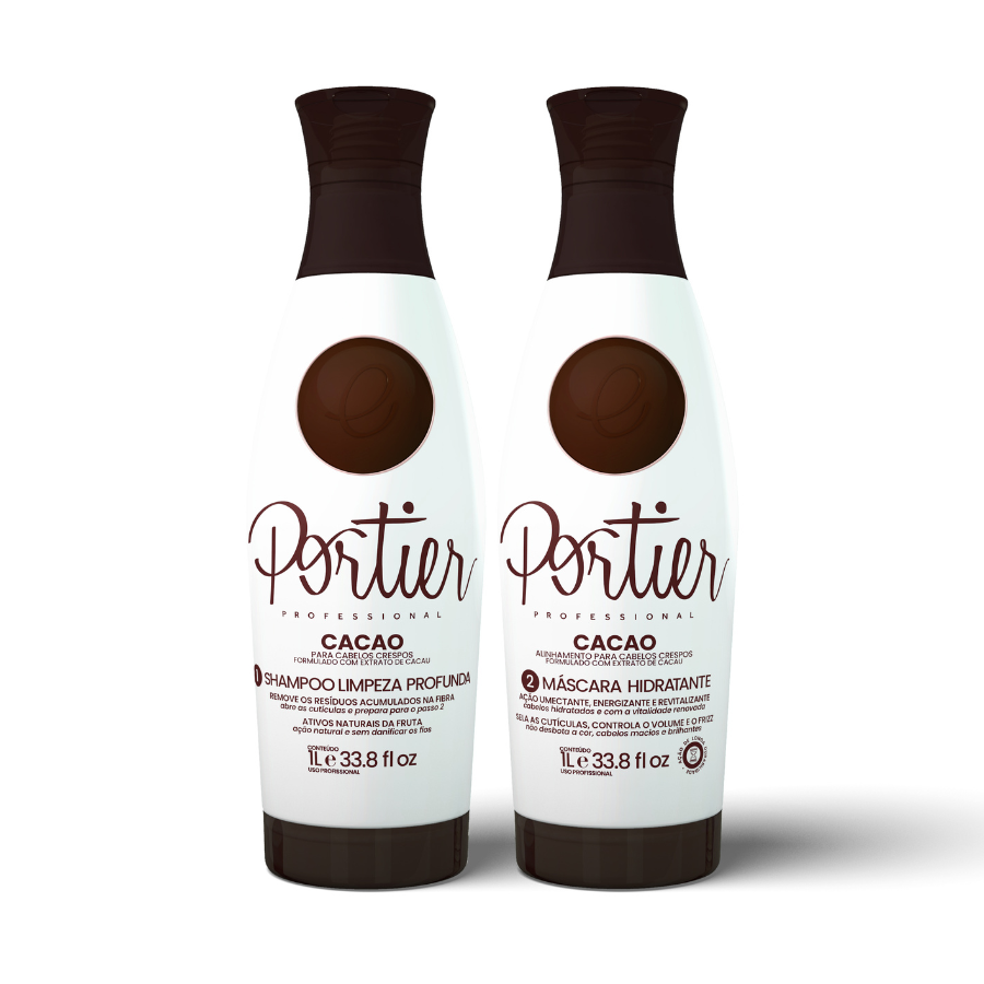 Portier Cacao 2 Étapes 1L – Réduction du volume et brillance intense
