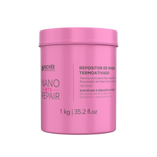 Richée NanoBtx Repair 1kg – Soin réparateur de masse thermoactivé à effet lissant et brillance intense