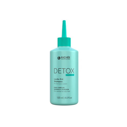 Richée Detox Care Lotion Pré-Shampooing 120 ml – Purification en profondeur et stimulation de la pousse des cheveux