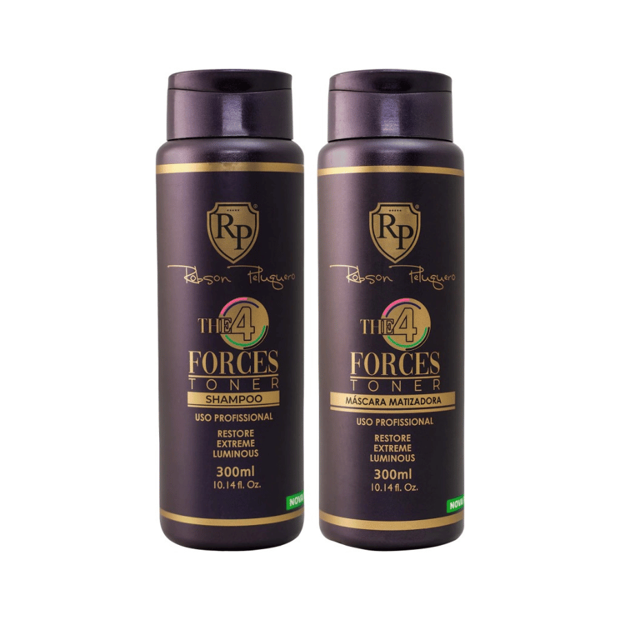 Robson Peluquero 4 Forces Home Care Toning Kit 300ml - High technology, restorative strength and impeccable toning