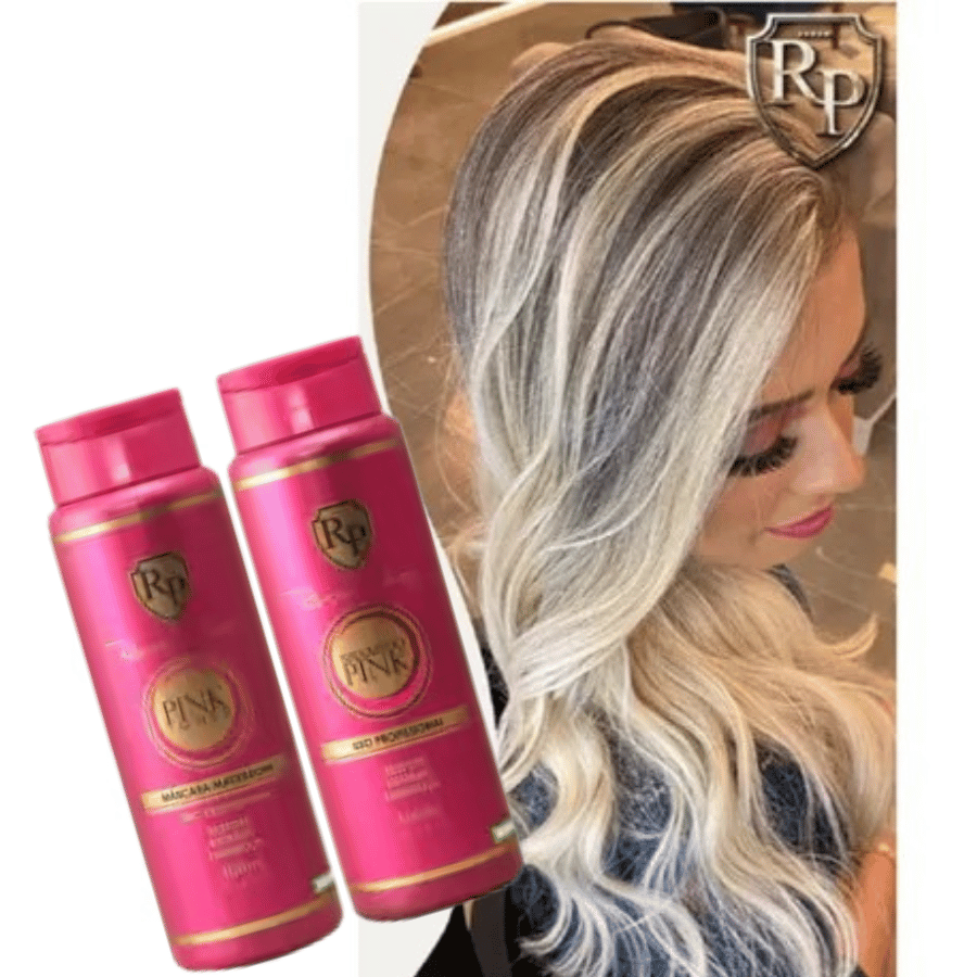 Robson Peluquero Kit Matizador Pink Home Care 300ml - Champagne Hair em casa