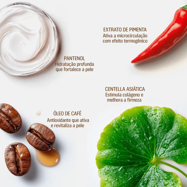 Beleza Brasileira Bumbum Cream 200g | Creme Firmador para Glúteos e Coxas com Efeito Termogênico e Hidratação Profunda