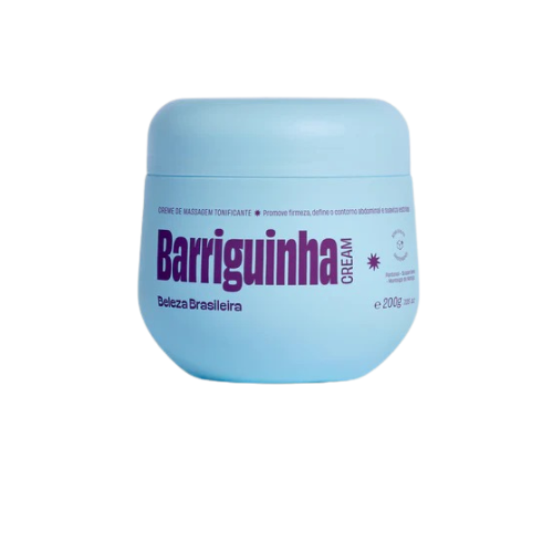 Beleza Brasileira Barriguinha Cream 200g | Creme Firmador para Abdômen com Efeito Refrescante, Colágeno e Hidratação Profunda