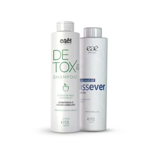 Eaê Brazil Kit Lissever White Tratamento Alisante Orgânico 2x1000ml