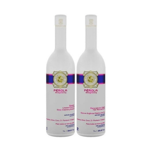 Eternity Liss Organic Pearl Brazilian Progressive Hair Treatment Kit 2x1L – Liquid Keratin, Shine & Perfect Straight Effect