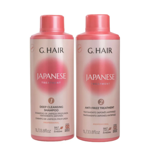 G.Hair Tratamento Japonês Antifrizz com Aminoácidos e Goji Berry 2x1L