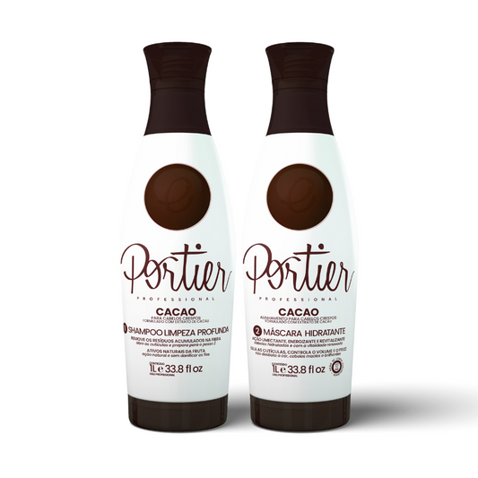 Portier Cacao 2 Steps 1L – Volume Reduction with Intense Shine
