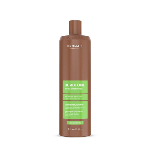 Prohall Burix One Brazilian Keratin Treatment 1L – Organic Tanin Hair Smoothing, Anti-Frizz, Long Lasting Straightening