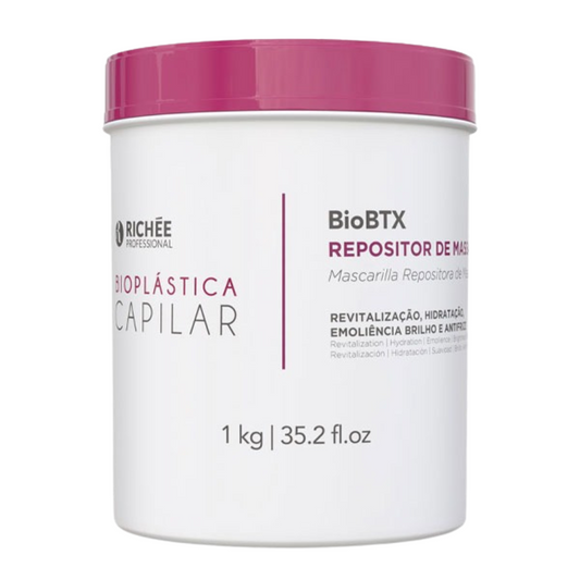 Richée Bioplástica BioBTx 1Kg – Mass Replenisher with Volume Reduction and Intense Shine