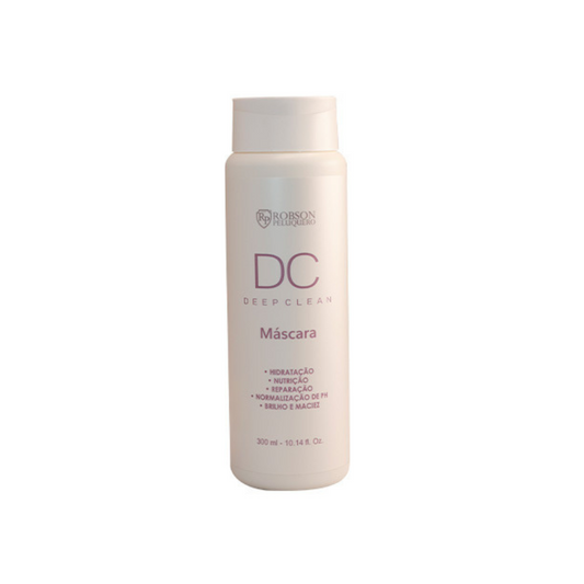 Robson Peluquero Máscara Gloss Deep Clean 300ml - Restauração intensa e tratamento pré e pós-química