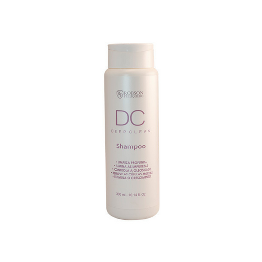 Robson Peluquero Shampoo Detox Deep Clean 300ml - Limpeza profunda com suavidade e equilíbrio