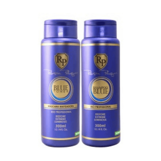 Robson Peluquero Kit Matizador Blue Home Care 300ml - Efeito platinado intenso